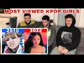 FNF REACTS to Top 10 Most Viewed KPOP Girl Groups of Each Year - (2010 to 2022) | KPOP REACTION