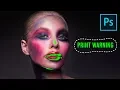Print Warning Shortcut in Photoshop How to Use it