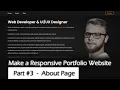 Part - Make a Responsive Portfolio Website using HTML CSS and JavaScript
