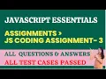 JS Coding Assignment-3 JavaScript Essentials NxtWave CCBP 4 0