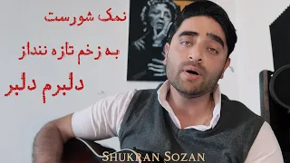 آهنگ نمک شورست به زخم تازه ننداز دلبرم دلبر با گیتار شکران سوزان Shukran Sozan Delbarom Delbar 
