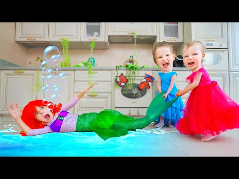 Download MP3 Five Kids Mermaid at Home  + Funny Songs and Videos