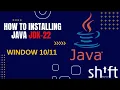 How to Install Java 22 on Window Step-by-Step Guide