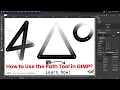 GIMP Tutorial How to Use the Path Tool in GIMP