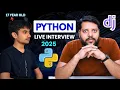 Python Django developer live interview 17 Years old Django Developer Interview