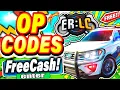 ALL NEW SECRET CODES IN ROBLOX EMERGENCY RESPONSE LIBERTY COUNTY CODES 2023 ROBLOX Codes