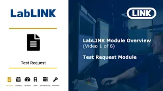 LabLINK Test Request Module