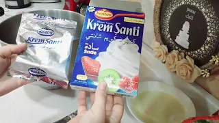 طريقه خفق كريم شانتي بقوام ثقيله للورد والتغليف 