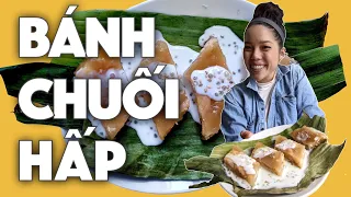 Download Vietnamese Dessert : Banh Chuoi Hap (easy banana steamed cake) MP3