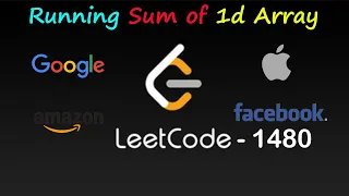 LEETCODE - 1480 Running Sum of 1d Array Easy solution