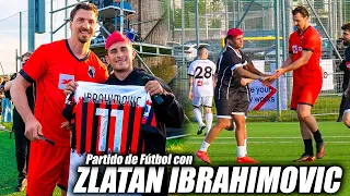 ZLATAN IBRAHIMOVIC ME RETA A JUGAR UN PARTIDO DE FÚTBOL