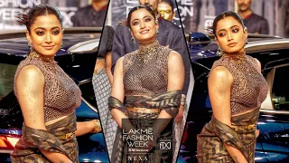 rashmika mandana never seen before india trending look at lakm fashion week most beautyfull look