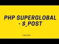 PHP Superglobal -