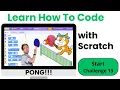 Pong Challenge 13 Learn Scratch Coding