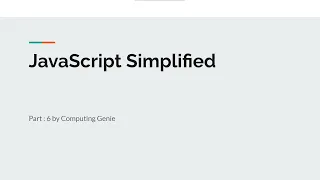 JavaScript Simplified Introduction To Variables Part 6