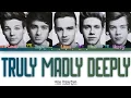 Lagu One Direction - Truly Madly Deeply Lyrics (Color Coded Lyrics)