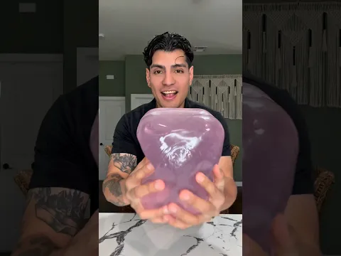 Making a giant needoh using water beads