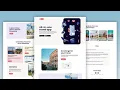 Build Travel Website Using HTML CSS And JavaScript Responsive Landing Page
