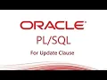 Tutorial what is Cursor For Update Clause In How to work Cursor For Update Clause