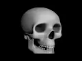 spinning skull funky town meme