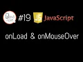 Javascript - onLoad and onMouseOver