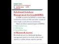 1st Year Unit Database Development