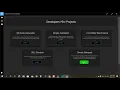 PyQt5 Advance GUI Model With Multiple Stacked Windows and Expandable Menu Menu Jarvis