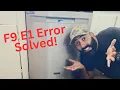 How To Fix A Maytag Dishwasher That Is Not Draining F9 E1 Error