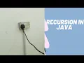 RECURSION IN JAVA METHOD CALLING ITSELF FACTORIAL EXAMPLE