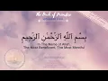 Lagu Surah Al-Mu'minoon: 1-11 | Sheikh Husary | Book of Paradise HW#1