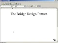 The Bridge Design Pattern