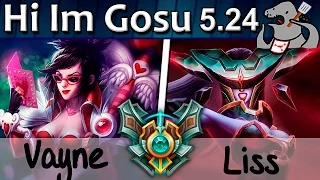 Hi Im Gosu - Vayne vs Lissandra - Top - Master Preseason S6 | 463