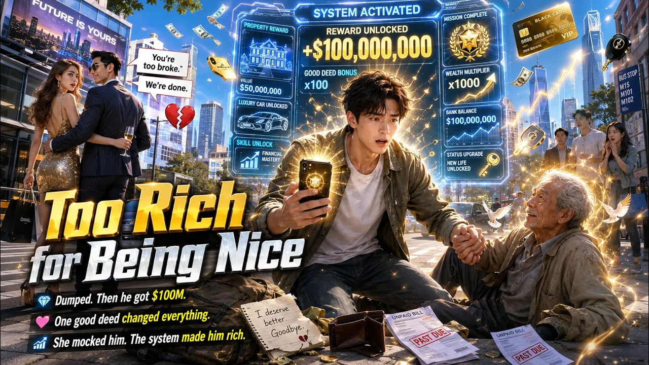 Dumped by a Gold Digger, He Helped an Old Man and Got $100M Instantly!【Too Rich for Being Nice】: video thumbnail