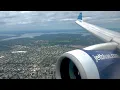 Fantastic New York JFK landing - JetBlue Airways