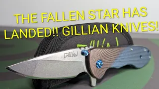 JUST A KILLER KNIFE FROM A CUSTOM MAKER THE FALLEN STAR HAS LANDED IN MY POCKET