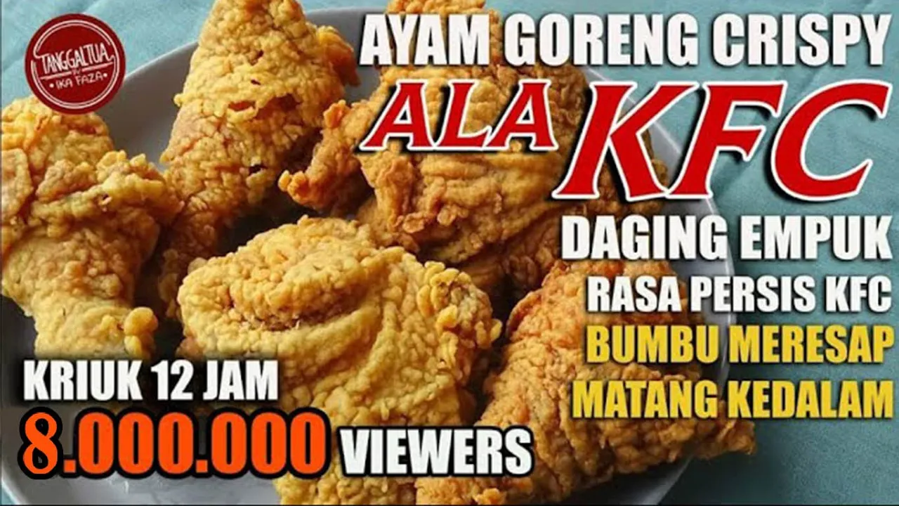 Meresap TANPA Ungkep! Resep AYAM GORENG KRISPI & Sambal Pencit Mangga [Segar Gurih]