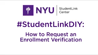 Obtaining an Enrollment Verification
