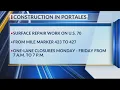 Summer construction in Portales