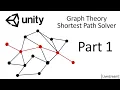 Unity Making a Graph Theory Shortest Path Solver Part 1 Livestream