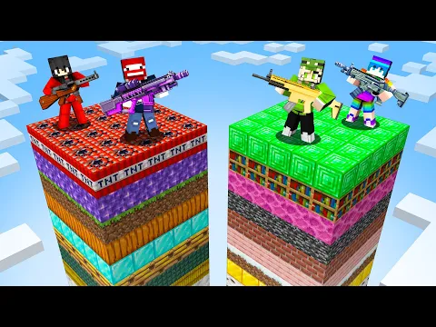 Video Thumbnail: Minecraft ZUFÄLLIGER CHUNK mit WAFFEN