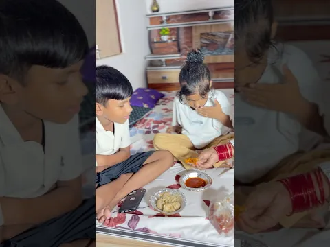 Lalli roshni ke bhaiya unke liye momos nhi laye🥺