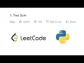 Two Sum Problem LEETCODE Python Facebook Amazon Microsoft Airbnb Oracle Linkedin