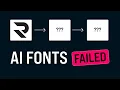 I tried an AI Font Generator