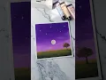 Download Lagu purple sky landscape painting idea for beginners #artshorts #painting #easypainting #acrylicpainting