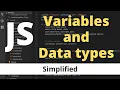 Variables and Data types in Javascript Node js - Simple and Easy