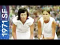 16-year-old Chris Evert vs 27-year-old Billie Jean King US Open 1971 Semifinal