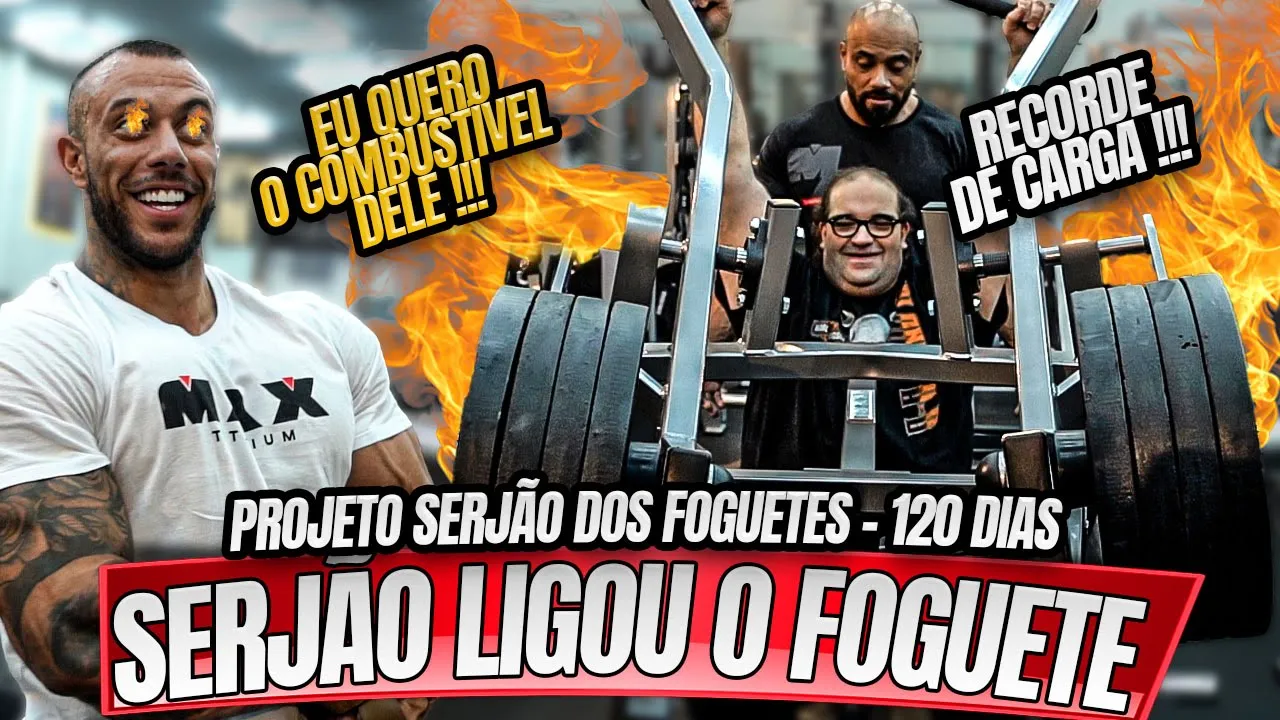 SERJÃO LIGOU O FOGUETE - RECORDE DE CARGA - PROJETO SERJÃO DOS FOGUETES 120 DIAS !!!!