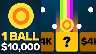 My Biggest Bet On 1 Plinko Ball
