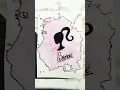 Easy Barbie Spill Art