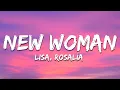 LISA - New Woman (Lyrics) feat. Rosalía